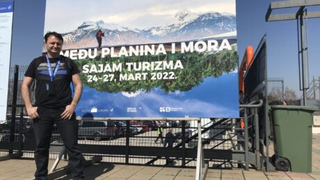 Saša Stojanović na Sajmu turizma Saša Stojanović na Sajmu turizma