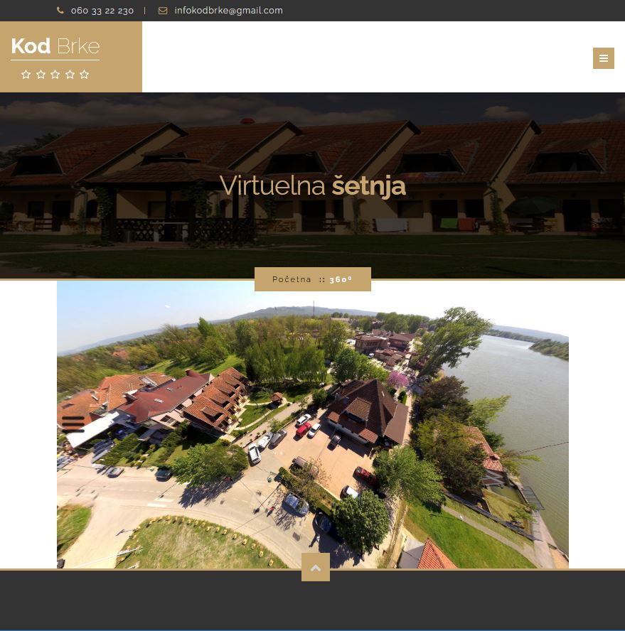 virtuelna setnja kod brke
