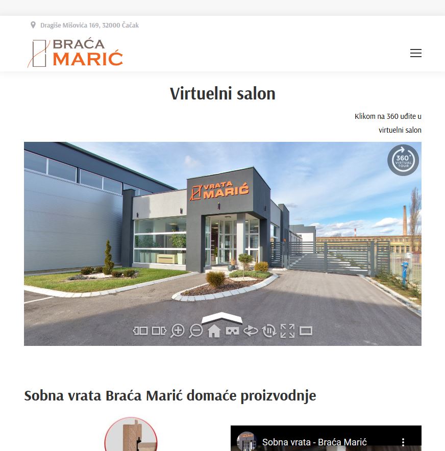virtuelni salon vrata maric
